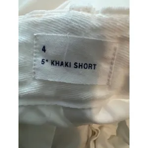 Gap Womens White 5 Inch Khaki Shorts Size 4 Stretch Cotton Twill Casual Summer thumbnail 4