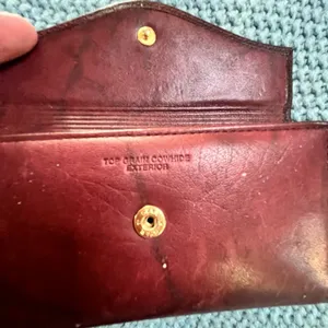 Buxton Leather Mahogany Heiress Clutch Organizer Wallet Top Grain Cowhide thumbnail 4