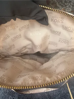 Michael Kors Leather Snakeskin Embossed Bedford crossbody Bag Zip Flap EUC thumbnail 6