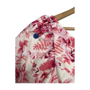 Hello Molly Sweetest Kind Mini Dress Womens X Small Pink Floral Puff Sleeve thumbnail 4