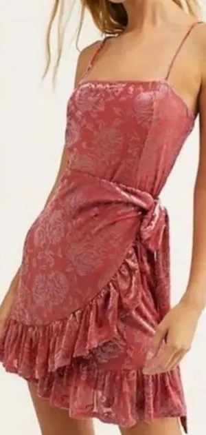 Free People Olivia Velvet Burnout Dress thumbnail 1