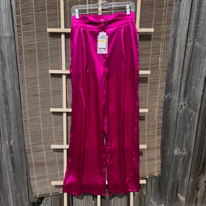 NEW Band of Gypsies Cannes Fushia Pants With Pockets M thumbnail 10