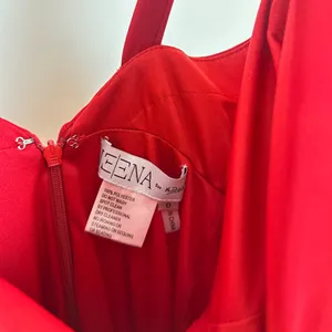 MAC DUGGAL Plunge Neck High Slit Gown in Red Size US 0 thumbnail 5
