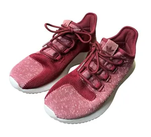 👟‎ Adidas Tubular Shadow Collegiate Burgundy Knit Sneakers Women’s 7👟 thumbnail 1