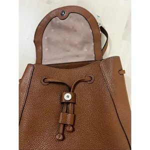 Kate Spade New York Leila Medium Flap Backpack Brown Pebbled Leather thumbnail 14