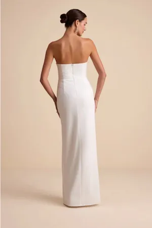 White Lulus Maxi Dress thumbnail 2