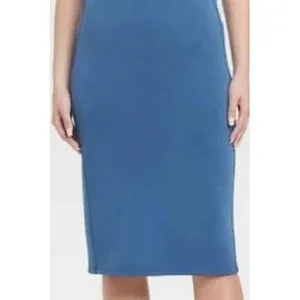 A New Day Women's XL Sleeveless Vest Top &‎ Midi Skirt Set Blue thumbnail 11