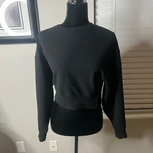 As Revival‎ Black cropped sweatshirt XS thumbnail 5