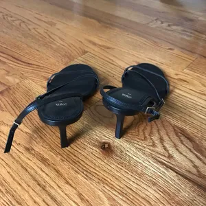 Zara Black Leather Strappy Sandal thumbnail 4