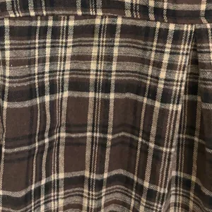 LaCozy Women’s Oversized Flannel Shirt in Brown Plaid thumbnail 9