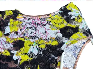 EUC French Connection Botanical Trip Lace Dress Size 8 thumbnail 4