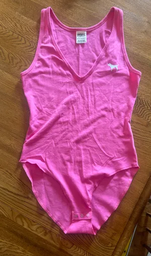 PINK Victoria’s Secret Pink Sleeveless Bodysuit XS thumbnail 1