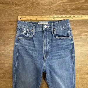 Mother Superior The High Waisted Smokin Double Ankle Jeans Women 25 Crop USA thumbnail 8
