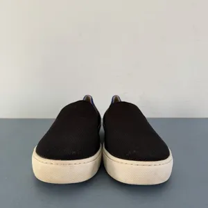 Rothy's The Original Slip On‎ Black Washable Knit Sneakers thumbnail 3