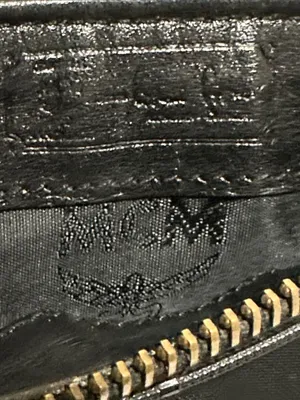 MCM Black Mini Bag in Viseto Coated Canvas thumbnail 16