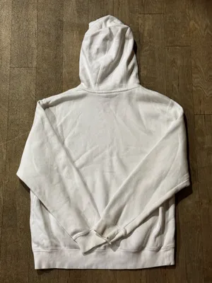 Nike Sportswear Club Fleece Pullover Hoodie White Size Large thumbnail 6