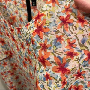 Bellabeat Cute flowy floral lily tie strap sleeveless top lightweight breezy spring dream thumbnail 10