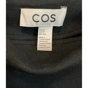 COS Black Cowl Neck Long Sleeve Maxi Dress Modal Blend XS‎ Minimalist Modern thumbnail 5
