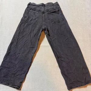 Old Navy Baggy Wide Leg‎ Jeans Women 12 Black Extra High Rise Denim Pants Y2K thumbnail 2