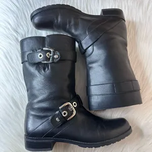 Stuart Weitzman Lotroops Moto Harness Boots Size 7 thumbnail 9