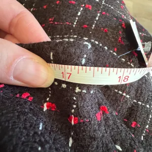 Calvin Klein Womens Tweed Plaid‎ Mini Skirt Black Pink White Size 12 Large NWT thumbnail 5