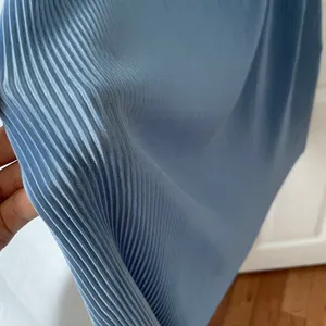Zara Powder Blue Plisse Pleated Midi Dress thumbnail 3