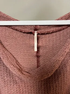 Free People Mauve Slouchy Knit Long Sleeve Top thumbnail 5