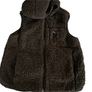 Weather Proof Vintage Sherpa vest with hood size medium thumbnail 1