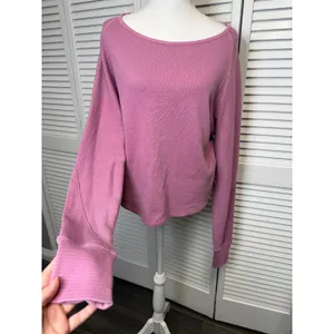 Free People We the free Jess Long Sleeve Thermal Top Size Medium NWT $68 retail thumbnail 6