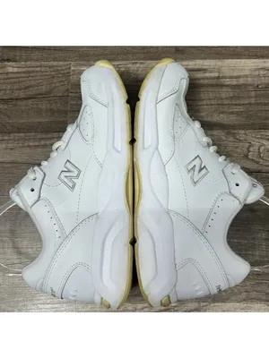 New Balance 574 Sneakers Women’s 7.5 White Breast Cancer Awareness Walking Shoes thumbnail 7