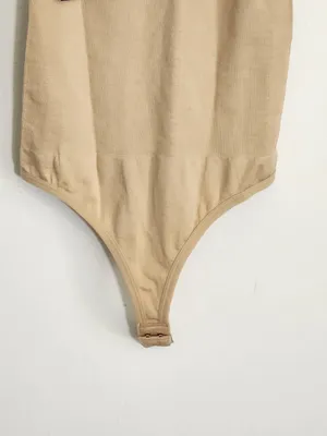 Hey Shape Seamless Nude Shaping Thong Bodysuit Size Small NWT Tan thumbnail 2
