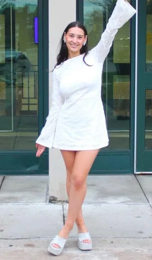 Cream Mini Dress thumbnail 5