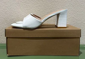 White Heeled Mules Size 11 thumbnail 1
