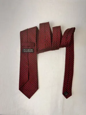 Jos.A.Bank Silk Tie Men's Necktie Executive Collection Red thumbnail 4