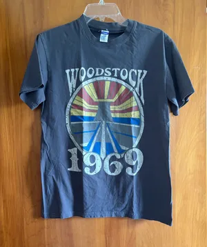 Woodstock Graphic Tee Gray Size M thumbnail 1