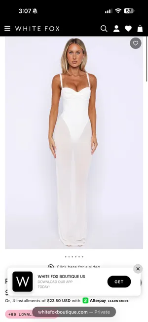White Fox Boutique White Dress thumbnail 3