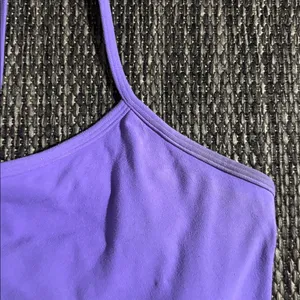 Lululemon Power Y Tank *Luon Light Coolmax Power Purple Size 8 thumbnail 2