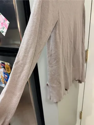 Ann Taylor Open-Front Layering Cardigan - tan/natural - Medium thumbnail 8