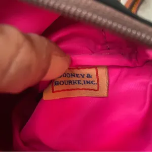 Dooney & Bourke North/South Triple Zip Preppy Modest Nylon Crossbody Bag… thumbnail 10