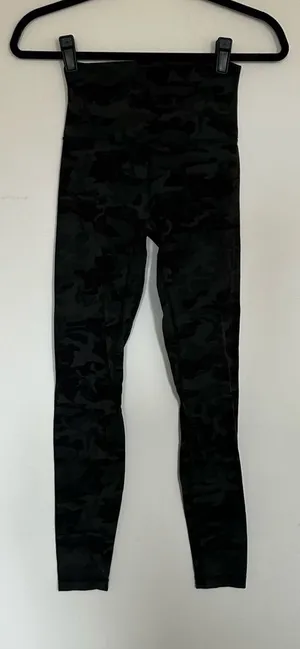 Lululemon Align Pant Leggings Camo Camouflage Green Size‎ 4 thumbnail 1