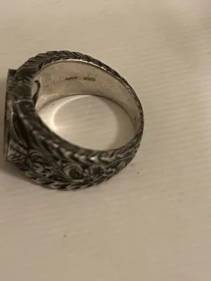 Gucci GG Logo Sterling Silver 925 Ring Unisex 445302 thumbnail 10