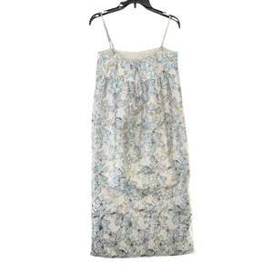 Petal & Pup Yasmine Maxi Dress Womens M Baby Blue‎ Floral Empire Waist Coquette thumbnail 4