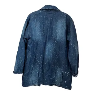 Anthropologie Pilcro Quilted Denim‎ Kimono Jacket Western Lounge Sz S thumbnail 3