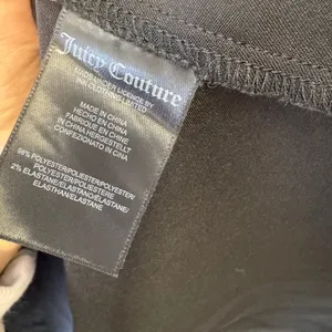 Juicy Couture Black Satin Feather Trim Pajama Top Rhinestone JC‎ Logo Mens Small thumbnail 8