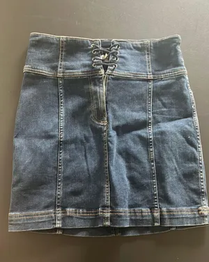 Free People Denim Skirt thumbnail 1