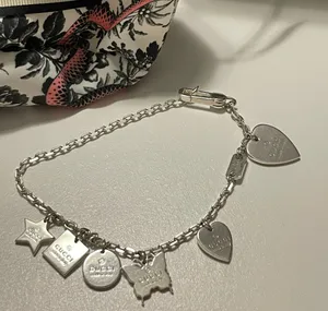 Sterling Silver 925 Trademark Charm Bracelet WI Box thumbnail 8