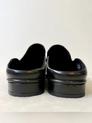 ECCO Sculpted Luxury Braided Mule Black/Black Patent Size 39 thumbnail 6