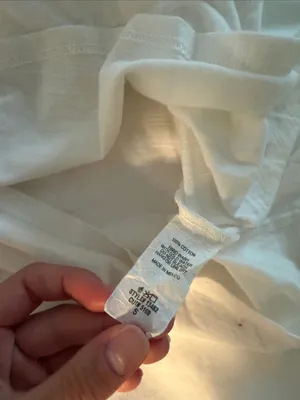 Women's White Ruffle Sleeve Tee thumbnail 3