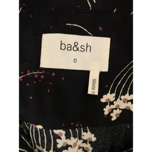 Ba&sh Kyle Black Floral Collared Shirt Dress French Girl Dark Academia 0 thumbnail 4