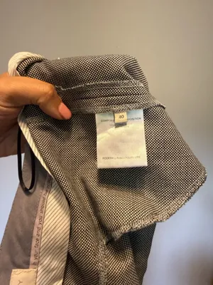 Stella McCartney | Gray Textured Dress Pants - 40 thumbnail 6